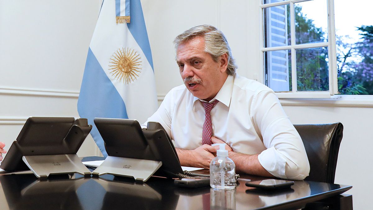 El Presidente Alberto Fernández en Concordia