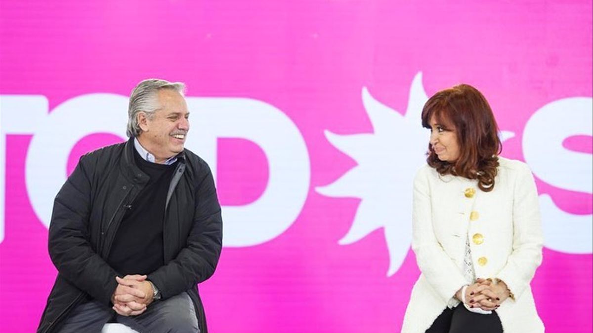 Alberto Fernández y Cristina Kirchner firmaron la paz