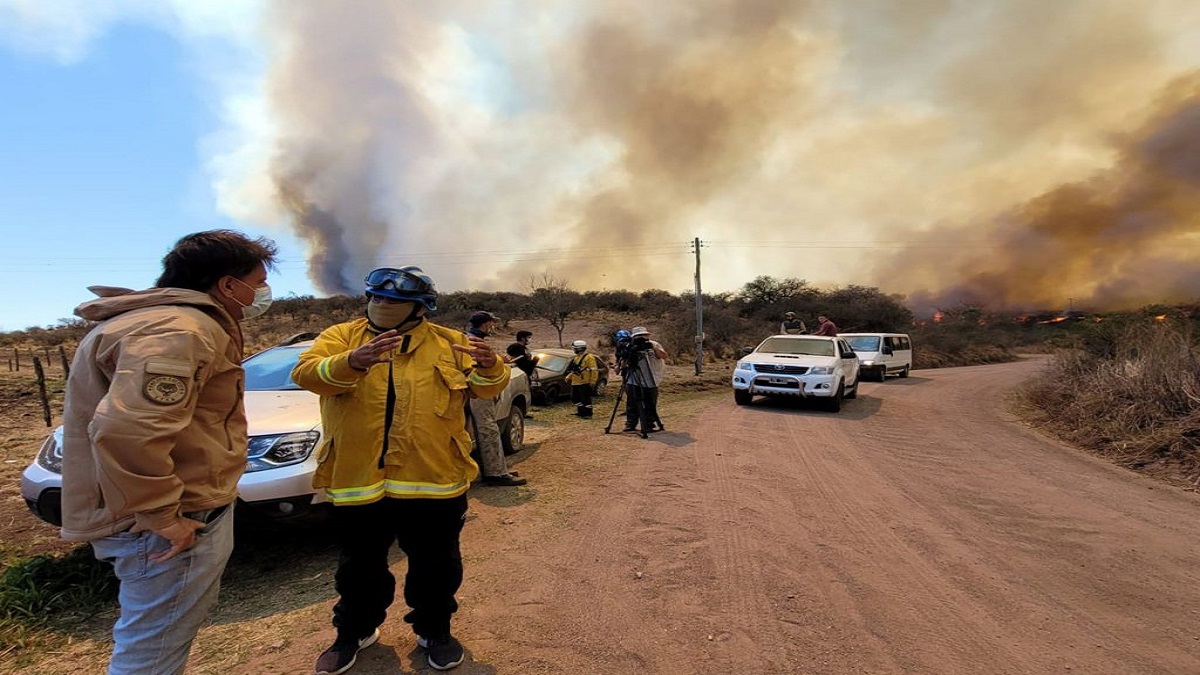 Incendios descontrolados en Córdoba