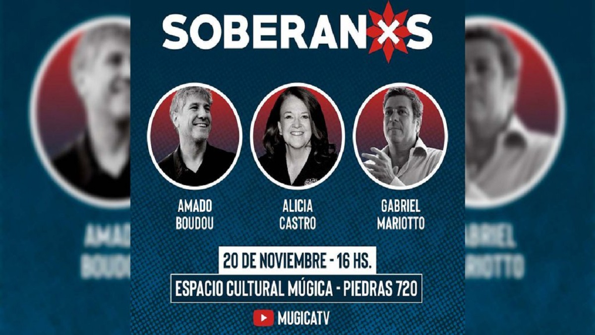 Alicia Castro, Gabriel Mariotto y Amado Boudou arman su propio partido