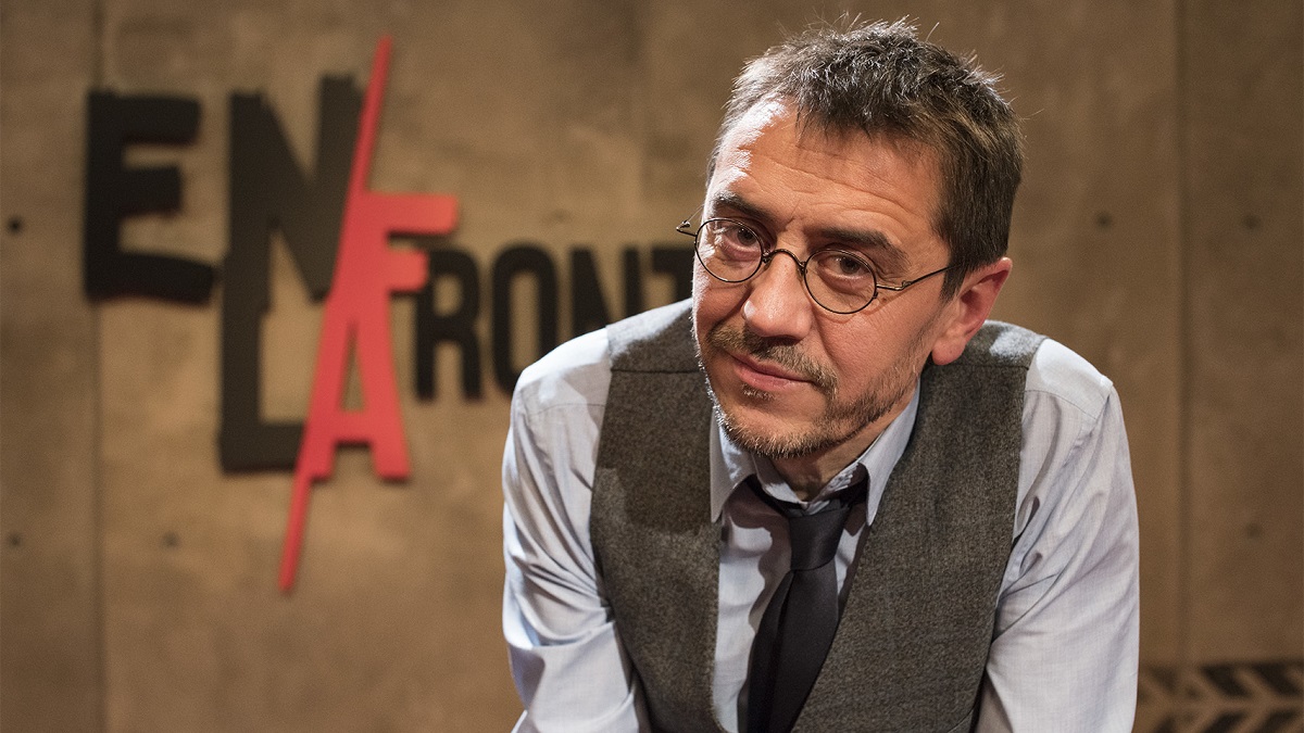 Juan Carlos Monedero y Nicolás Maduro